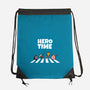 Hero Time-None-Drawstring-Bag-MaxoArt