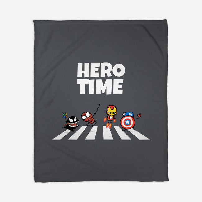 Hero Time-None-Fleece-Blanket-MaxoArt