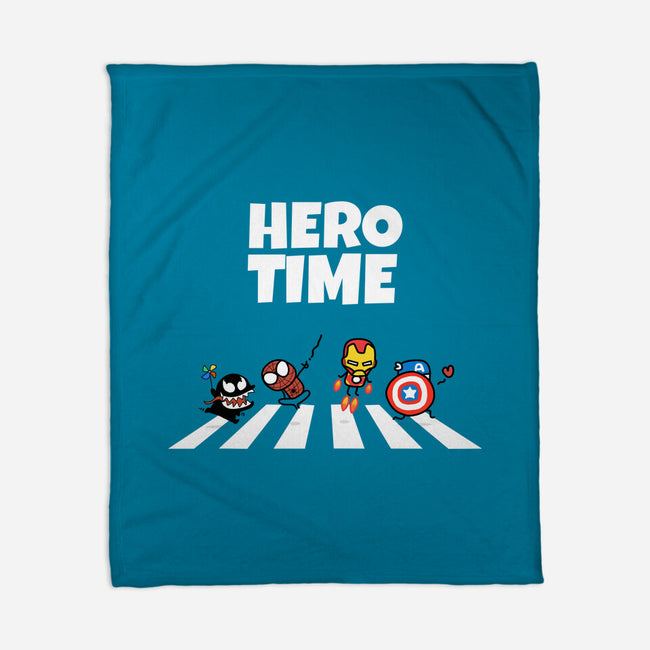 Hero Time-None-Fleece-Blanket-MaxoArt