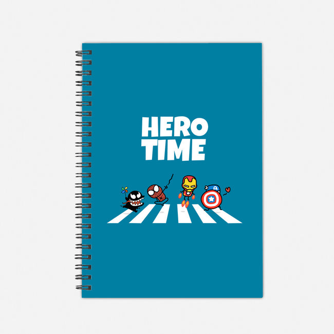Hero Time-None-Dot Grid-Notebook-MaxoArt