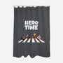 Hero Time-None-Polyester-Shower Curtain-MaxoArt