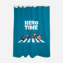 Hero Time-None-Polyester-Shower Curtain-MaxoArt