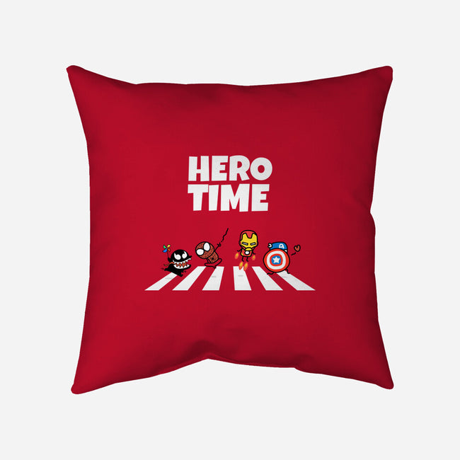 Hero Time-None-Non-Removable Cover w Insert-Throw Pillow-MaxoArt