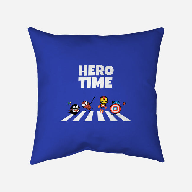Hero Time-None-Removable Cover-Throw Pillow-MaxoArt