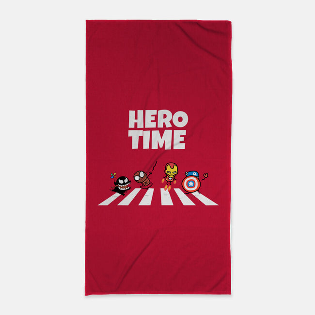 Hero Time-None-Beach-Towel-MaxoArt