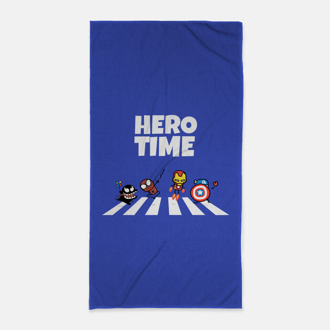 Hero Time-None-Beach-Towel-MaxoArt