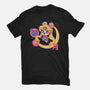 Cute Sailor Moon-Womens-Basic-Tee-Ca Mask