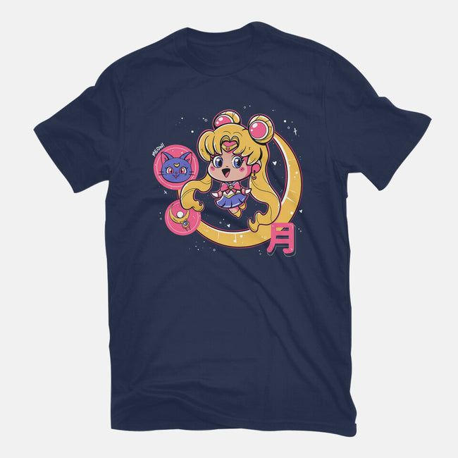 Cute Sailor Moon-Mens-Basic-Tee-Ca Mask