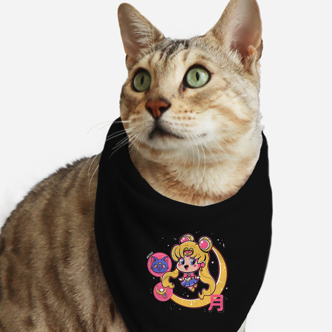 Cute Sailor Moon-Cat-Bandana-Pet Collar-Ca Mask