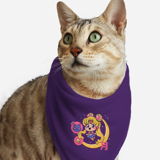 Cute Sailor Moon-Cat-Bandana-Pet Collar-Ca Mask