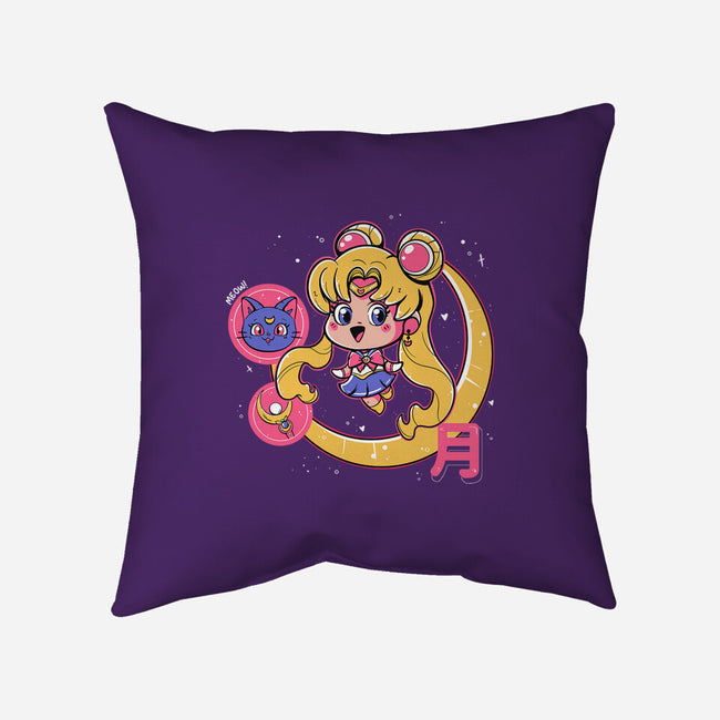 Cute Sailor Moon-None-Non-Removable Cover w Insert-Throw Pillow-Ca Mask