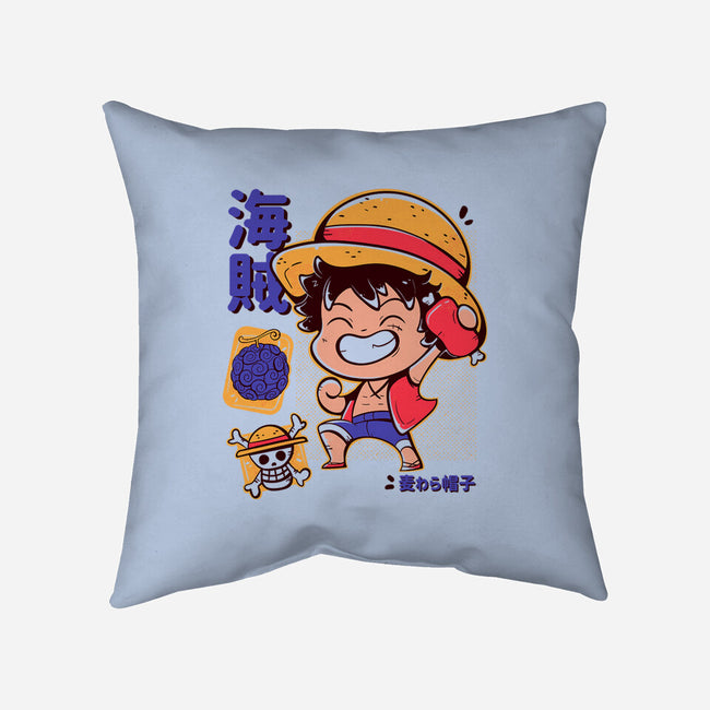 Cute Luffy-None-Removable Cover-Throw Pillow-Ca Mask