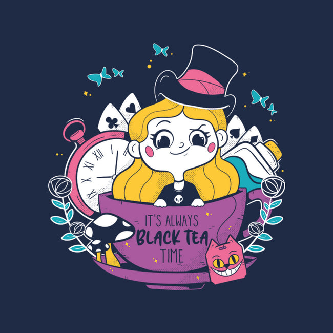 Black Tea Time-Unisex-Basic-Tee-Ca Mask