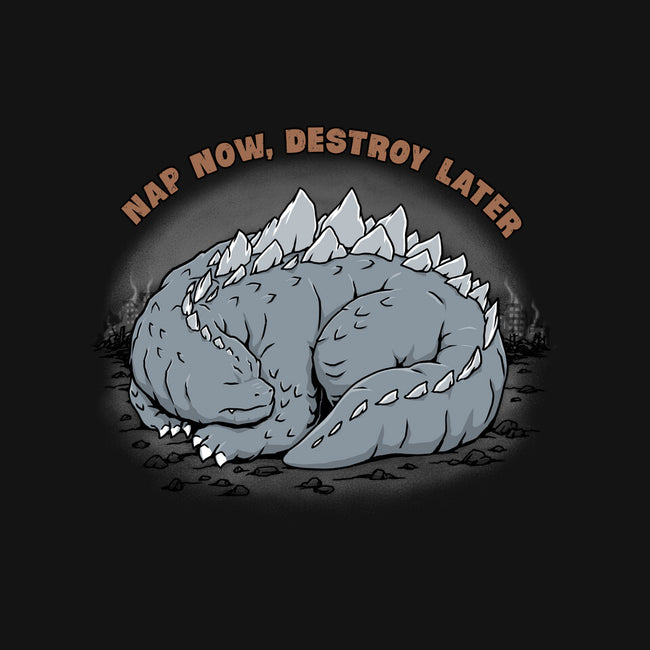 Nap Now Destroy Later-None-Polyester-Shower Curtain-pigboom