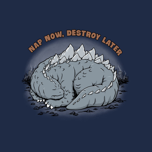 Nap Now Destroy Later-None-Glossy-Sticker-pigboom