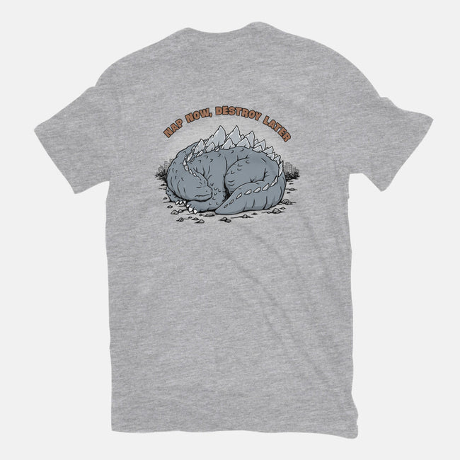 Nap Now Destroy Later-Mens-Heavyweight-Tee-pigboom