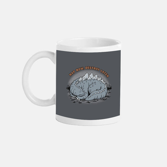 Nap Now Destroy Later-None-Mug-Drinkware-pigboom