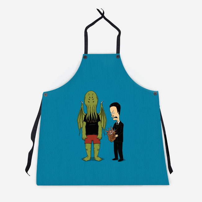 Cosmic Horror Is Cool-Unisex-Kitchen-Apron-pigboom