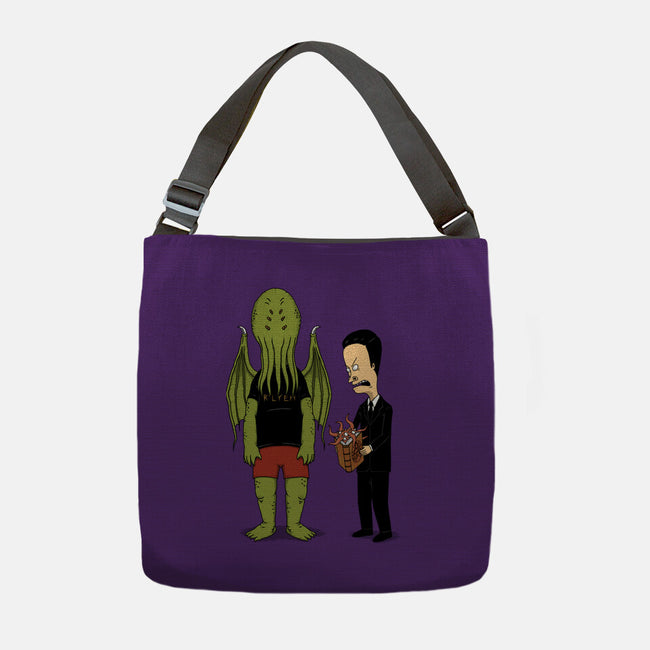 Cosmic Horror Is Cool-None-Adjustable Tote-Bag-pigboom