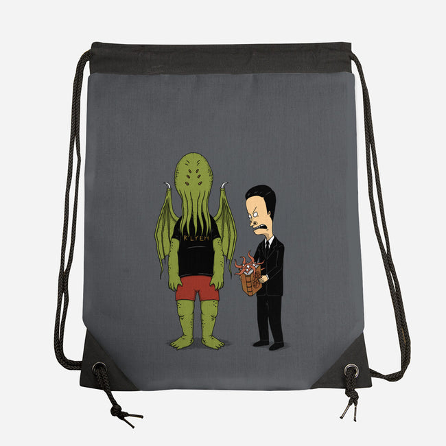 Cosmic Horror Is Cool-None-Drawstring-Bag-pigboom