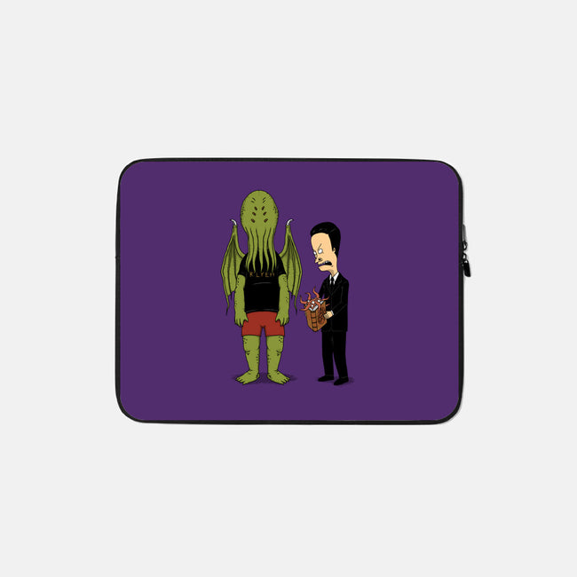 Cosmic Horror Is Cool-None-Zippered-Laptop Sleeve-pigboom