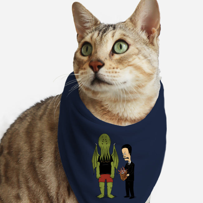 Cosmic Horror Is Cool-Cat-Bandana-Pet Collar-pigboom