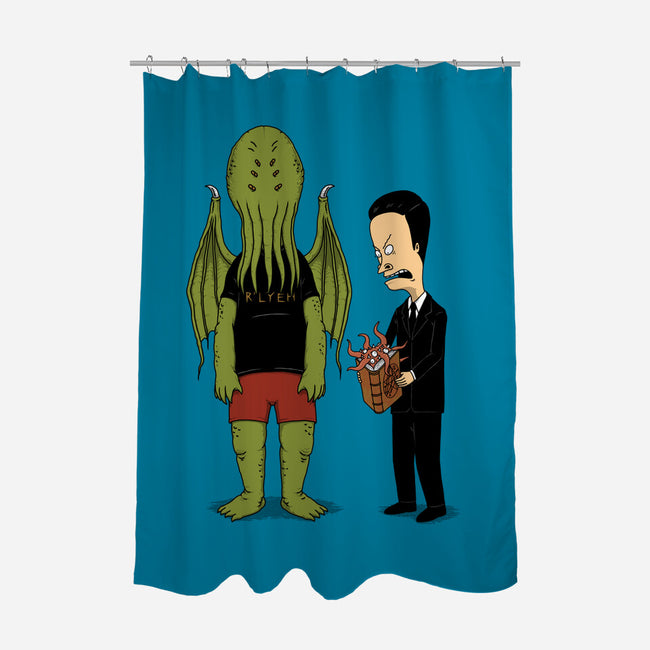 Cosmic Horror Is Cool-None-Polyester-Shower Curtain-pigboom