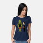 Cosmic Horror Is Cool-Womens-Basic-Tee-pigboom