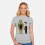 Cosmic Horror Is Cool-Womens-Fitted-Tee-pigboom