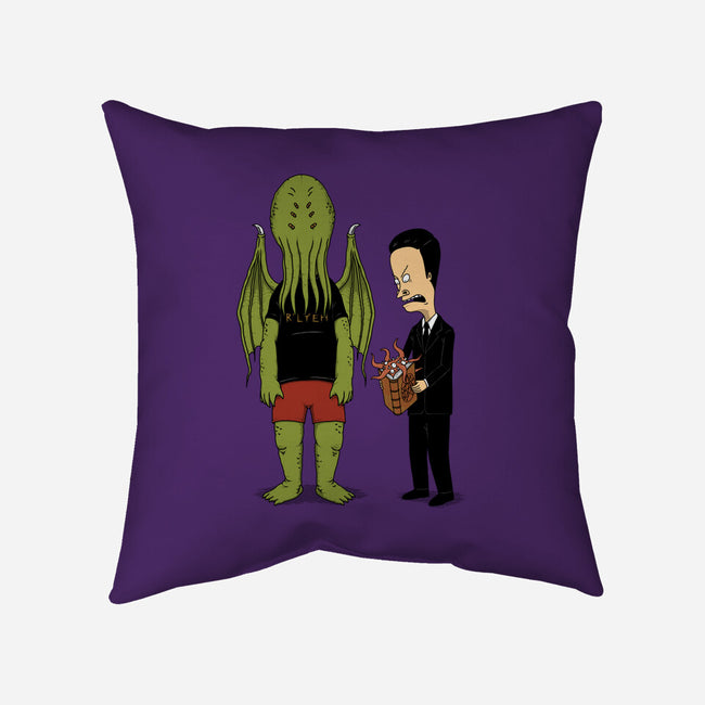 Cosmic Horror Is Cool-None-Removable Cover-Throw Pillow-pigboom