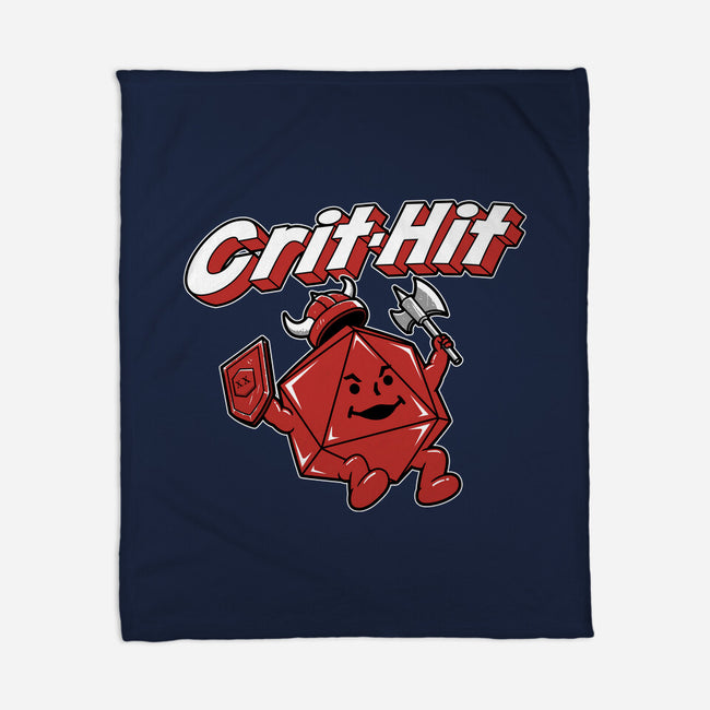 Crit-Hit Man-None-Fleece-Blanket-pigboom