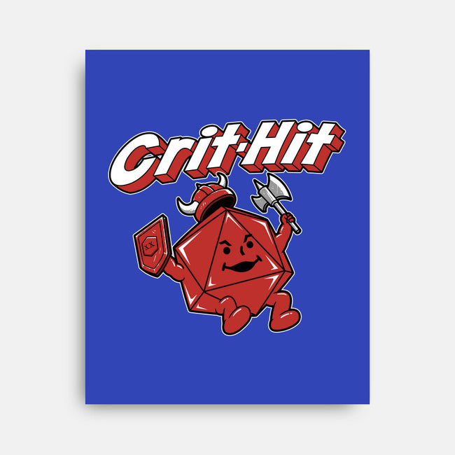 Crit-Hit Man-None-Stretched-Canvas-pigboom