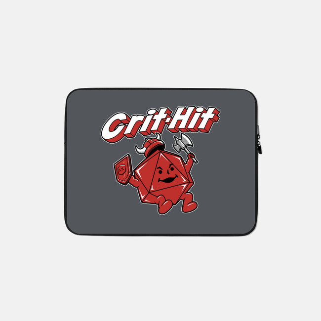 Crit-Hit Man-None-Zippered-Laptop Sleeve-pigboom