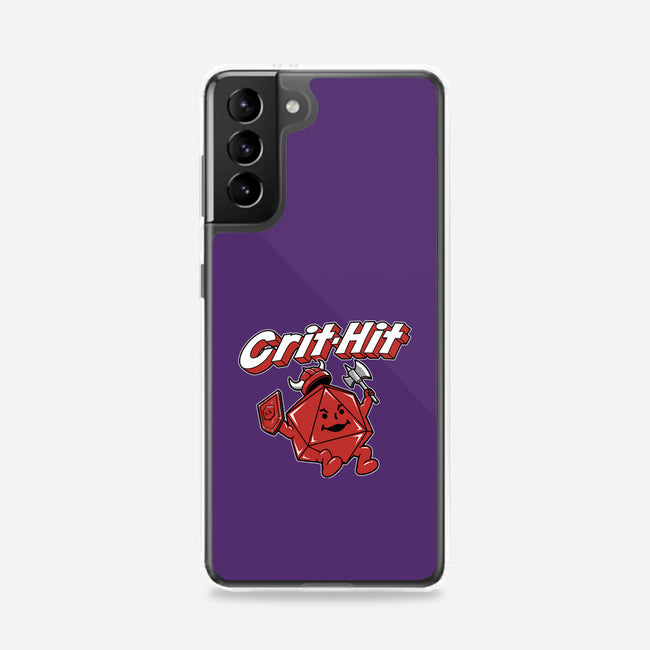 Crit-Hit Man-Samsung-Snap-Phone Case-pigboom