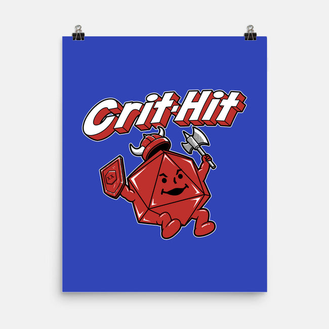 Crit-Hit Man-None-Matte-Poster-pigboom