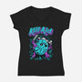 Kill-Aid Purple-Womens-V-Neck-Tee-pigboom