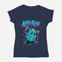 Kill-Aid Purple-Womens-V-Neck-Tee-pigboom