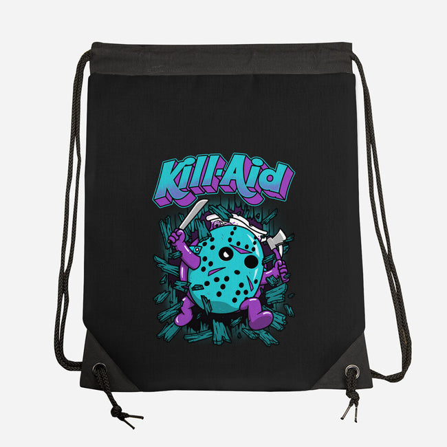 Kill-Aid Purple-None-Drawstring-Bag-pigboom