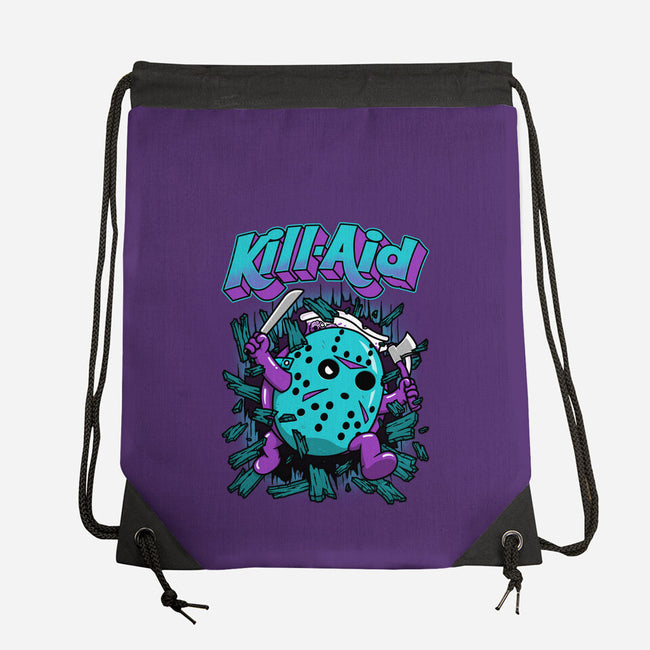 Kill-Aid Purple-None-Drawstring-Bag-pigboom