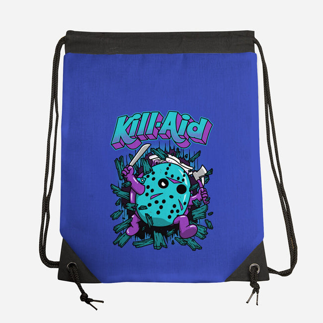 Kill-Aid Purple-None-Drawstring-Bag-pigboom