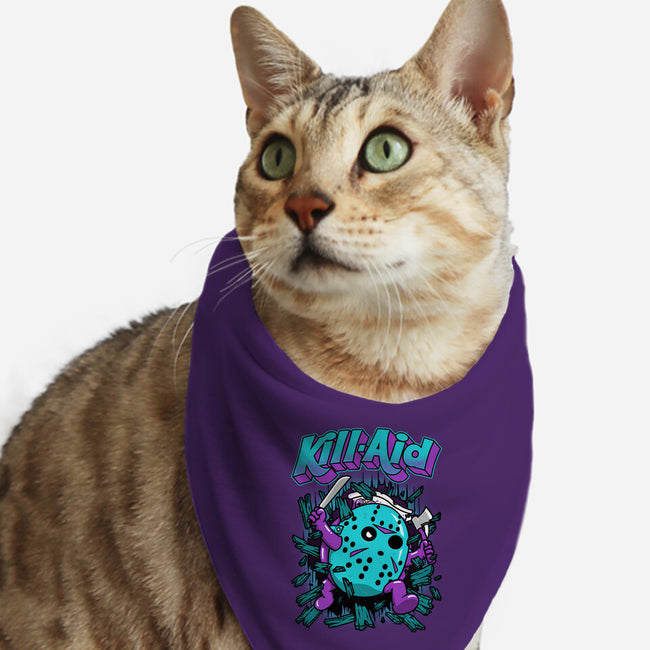 Kill-Aid Purple-Cat-Bandana-Pet Collar-pigboom