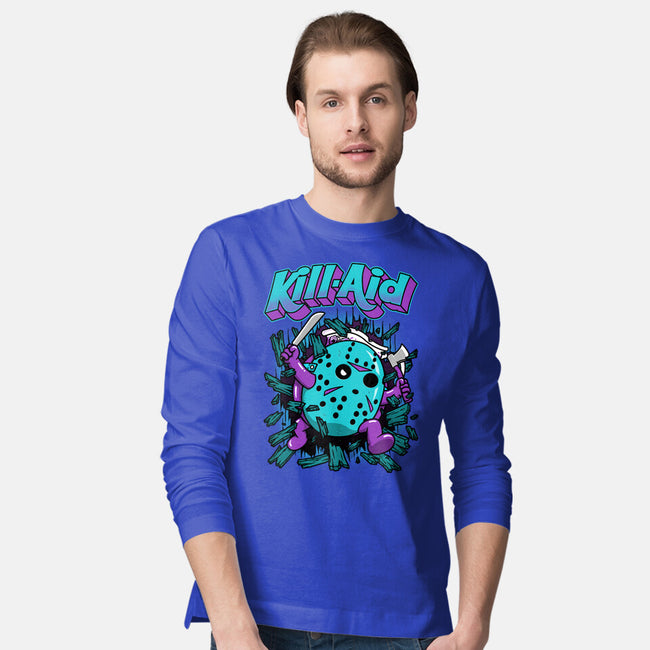 Kill-Aid Purple-Mens-Long Sleeved-Tee-pigboom