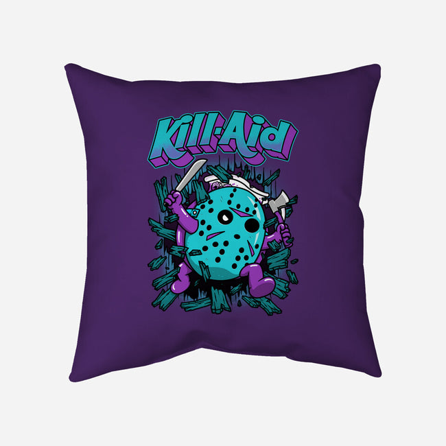 Kill-Aid Purple-None-Non-Removable Cover w Insert-Throw Pillow-pigboom