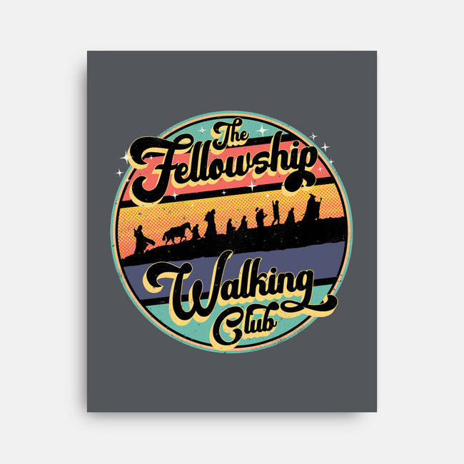 The Fellowship Walking Club-None-Stretched-Canvas-rocketman_art