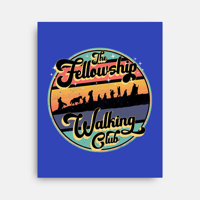 The Fellowship Walking Club-None-Stretched-Canvas-rocketman_art
