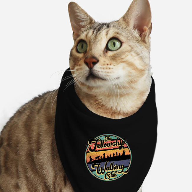 The Fellowship Walking Club-Cat-Bandana-Pet Collar-rocketman_art