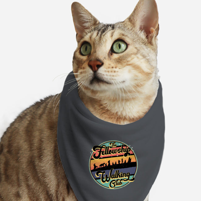 The Fellowship Walking Club-Cat-Bandana-Pet Collar-rocketman_art