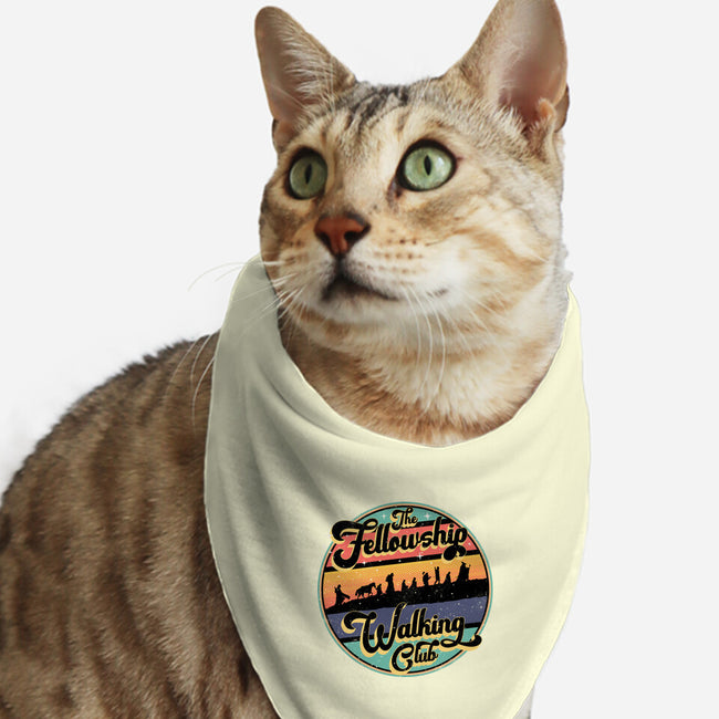 The Fellowship Walking Club-Cat-Bandana-Pet Collar-rocketman_art