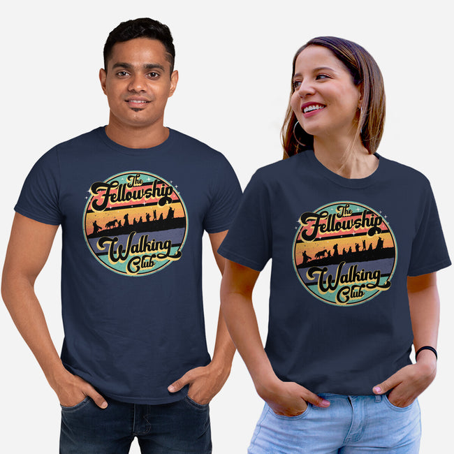 The Fellowship Walking Club-Unisex-Basic-Tee-rocketman_art