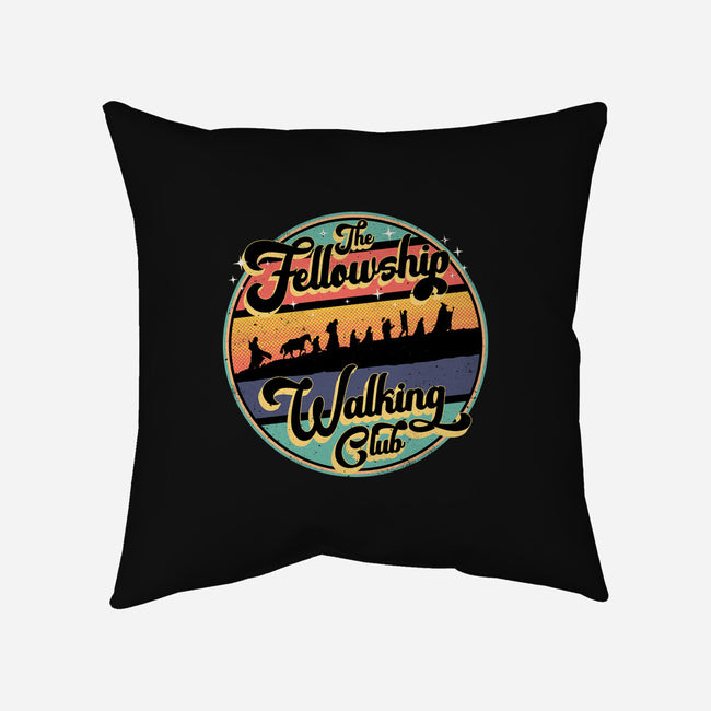 The Fellowship Walking Club-None-Non-Removable Cover w Insert-Throw Pillow-rocketman_art